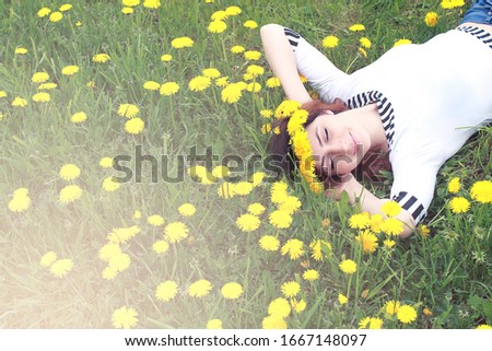 Similar – Daisies Farbfoto