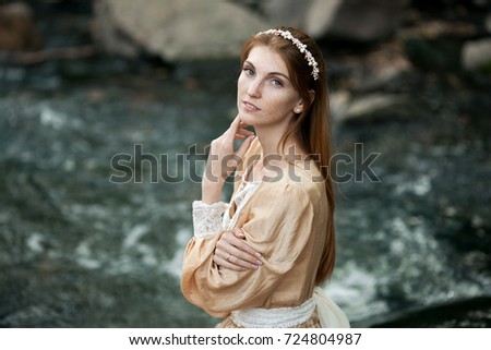the girl at the river