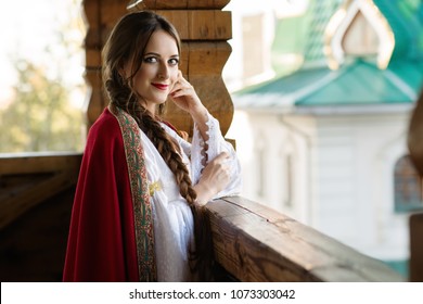 Girl In Russian Costume