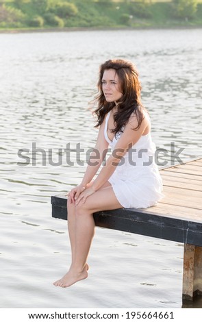 Similar – Foto Bild #A5# Sommer am See Wald