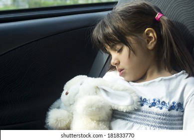 Girl Sleeping In Car