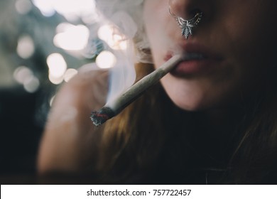 On weed girls Girl Smoking
