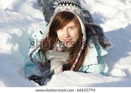 Similar – Foto Bild Schnee macht glücklich !