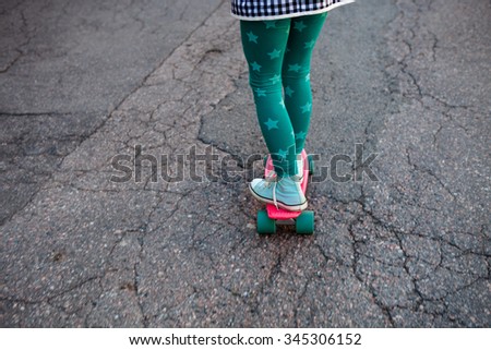 Similar – Image, Stock Photo up on ^^ Child Girl Legs