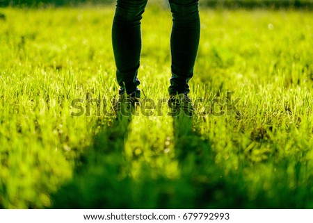 Similar – green shoes Colour photo