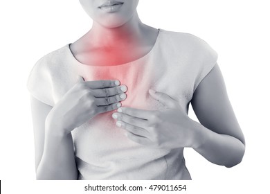 Girl With Symptomatic Acid Reflux.