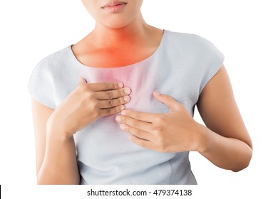 Girl With Symptomatic Acid Reflux.