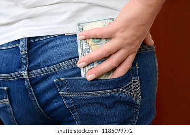 ladies jeans back pocket design