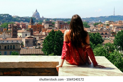 Girl In Trastevere