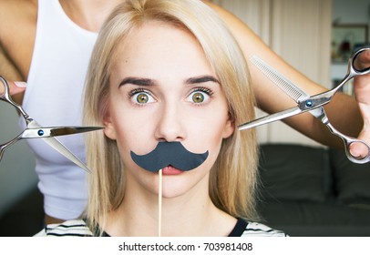 Girl Trying To Get Rid Of Facial Hair