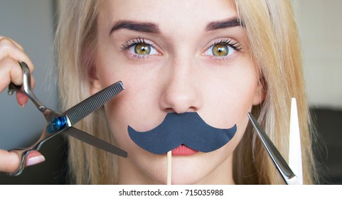 Girl Trying To Get Rid Of Facial Hair