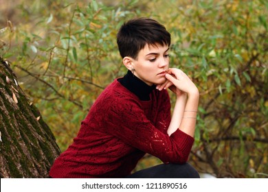 Imagenes Fotos De Stock Y Vectores Sobre Pixie Cuts Shutterstock