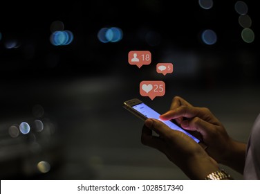 Girl using mobile smart phone - Shutterstock ID 1028517340