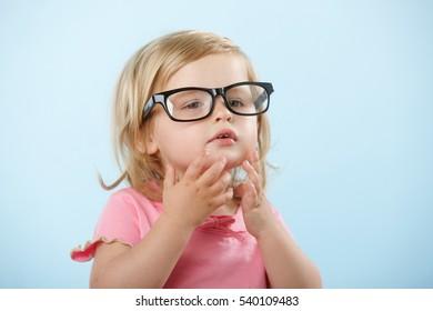 Girl Wearing Eyeglasses