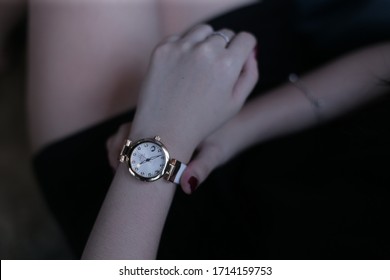 Girl Wearing Watch. Best Women's Luxury Watches