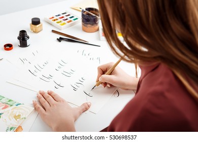 11,015 Person Writing Calligraphy Images, Stock Photos & Vectors ...