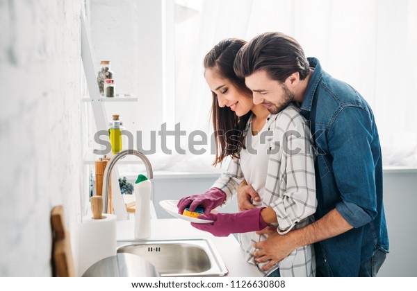 porn son girlfriend washing