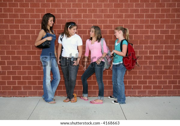 Girlfriends Hanging Out Stock Photo 4168663 | Shutterstock