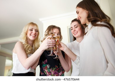 Girls Congratulating Friend On His Birthday Stock Photo 476570644 ...