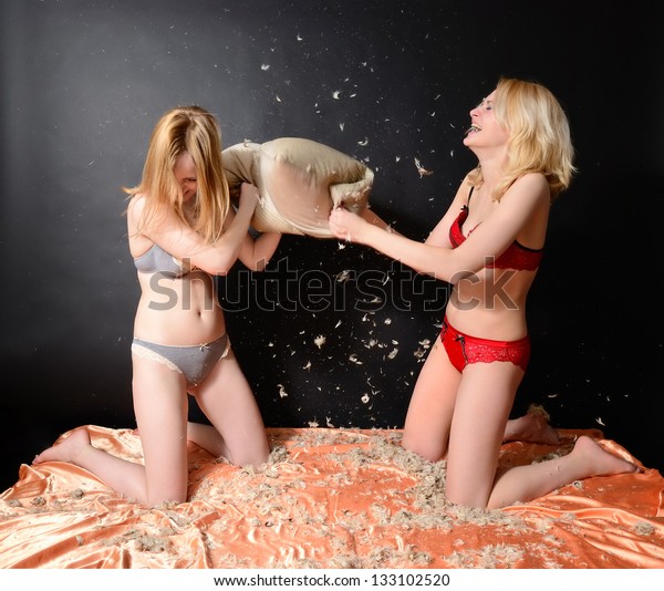 Girls Fighting In Underwear