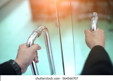 Hand Opening Door Images Stock Photos Vectors Shutterstock