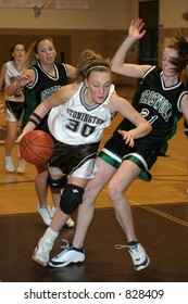 Girls High School Basketball. Editorial Use Only.