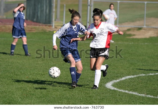 Girls High School Soccer Editorial Use Stock Photo Edit Now