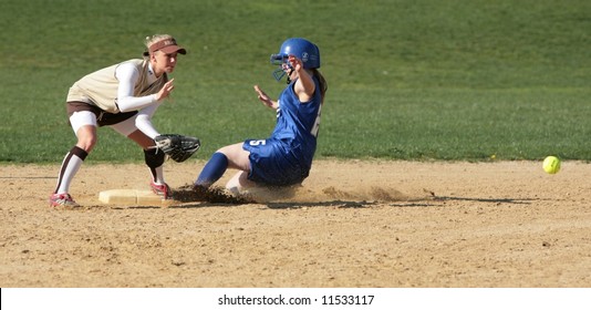 Girls High School Softball Game