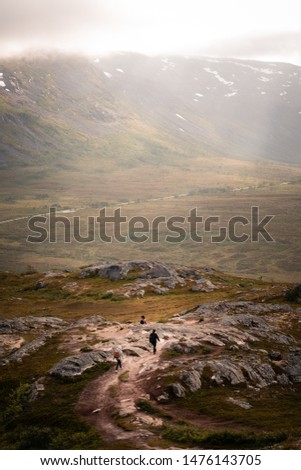 Similar – Image, Stock Photo Geiranger Fjord