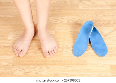 The Girl's Legs And Orthotics