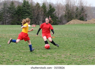 Girls On Soccer Field 8