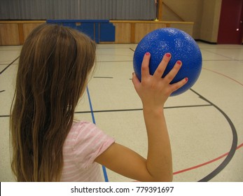 Girls Playing Dodgeball