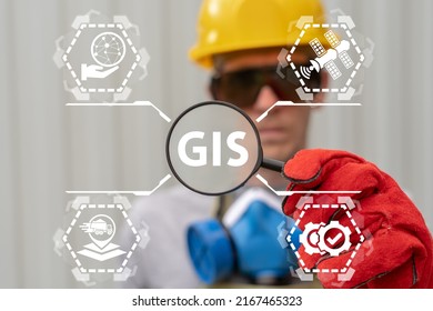 Gis Geographic Information System Industry 40 Stock Photo 2167465323 ...