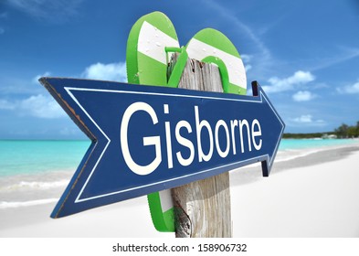 Gisborne  Arrow On The Beach