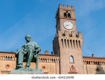 Giuseppe Verdi Square, Busseto, Province Of Parma, Italy