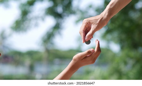 give charity then Allah will increase your sustenance - Shutterstock ID 2021856647