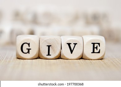 give word concept - Shutterstock ID 197700368