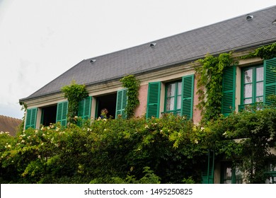 Giverny, France: The Claude Monet Garden At His Old House. The Foundation Claude Monet Preserves House And Garden Of Claude Monet. The Painter Gained Much Of His Inspiration From His Garden.