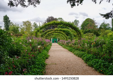 Giverny, France: The Claude Monet Garden At His Old House. The Foundation Claude Monet Preserves House And Garden Of Claude Monet. The Painter Gained Much Of His Inspiration From His Garden.