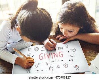 Giving Donations Charity Foundation Support Concept