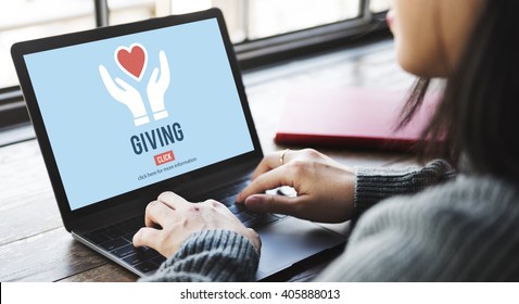 Giving Give Help Aid Support Charity Please Concept