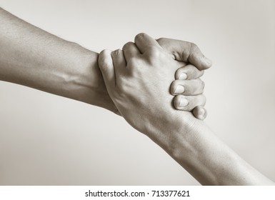 Giving a helping hand.  - Shutterstock ID 713377621