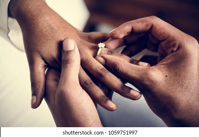 Giving of wedding ring