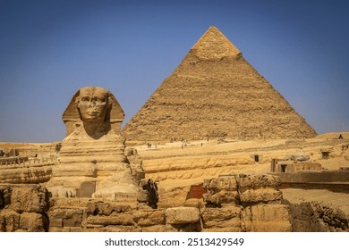 Giza Necropolis, Famed archaeological site featuring the Great Pyramids, the Great Sphinx and other well-known ruins.