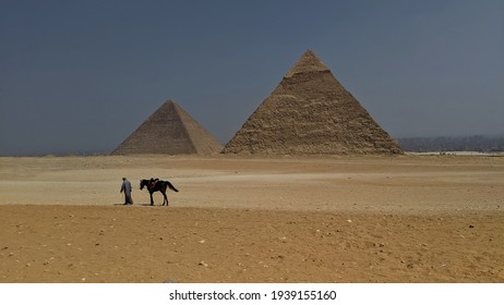 Giza Pyramid Complex In Greater Cairo, Egypt