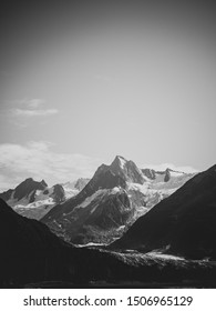 Glacial Peaks Tower Over Alsek Lake