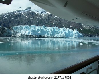 Glacier Calving In Glacier Bay Alaska