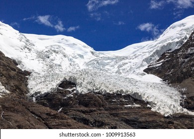 Glacier In The Himalayas In Tibet, China