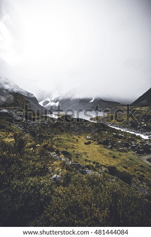 Similar – Image, Stock Photo Geiranger Fjord