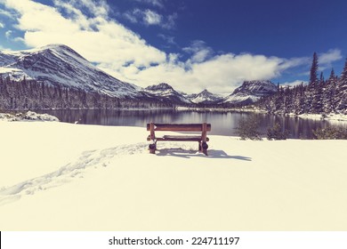 Glacier National Park, Montana.Winter.